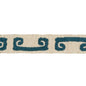 T30751-355 WONKY KEY TEAL KRAVET DESIGN TRIM