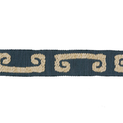 T30751-511 WONKY KEY INDIGO KRAVET DESIGN TRIM