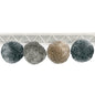 T30804-11 PHUKET POMS PEWTER KRAVET COUTURE TRIM