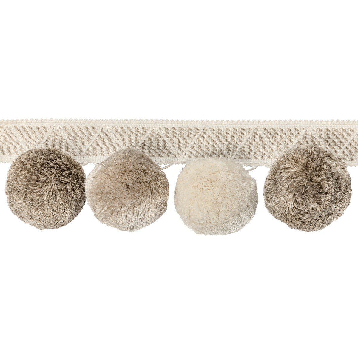 T30804-16 PHUKET POMS STONE KRAVET COUTURE Fabric
