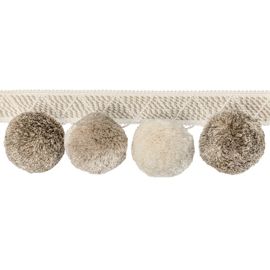 T30804-16 PHUKET POMS STONE KRAVET COUTURE Fabric