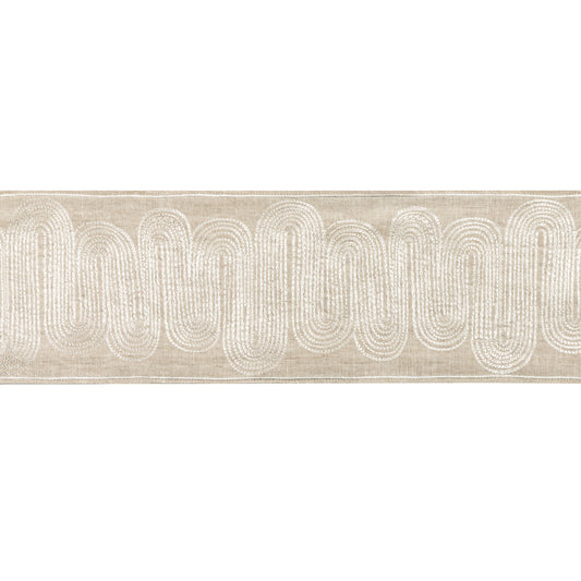 T30807-1 ISCHIA TAPE IVORY KRAVET COUTURE Fabric