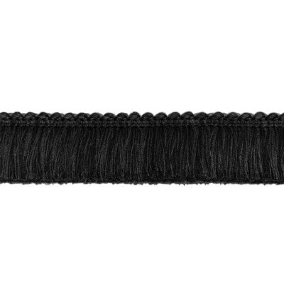 T30825-81 SOJOURN FRINGE IVORY/NOIR KRAVET COUTURE TRIM