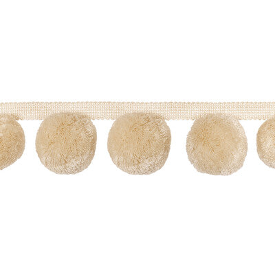 T30826-1 JUNGLE POMS CREAM KRAVET COUTURE TRIM