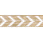 T30828-16 CHEVRON VELVET TAPE CREAM KRAVET COUTURE TRIM