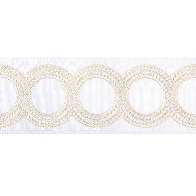 T30829-16 LOOPED TAPE CREAM KRAVET COUTURE TRIM