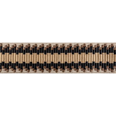T30835-84 HORIZONS LUXE TAPE ONYX KRAVET COUTURE TRIM