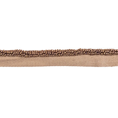 T30837-6 LUXE BEAD CORD COPPER KRAVET COUTURE TRIM