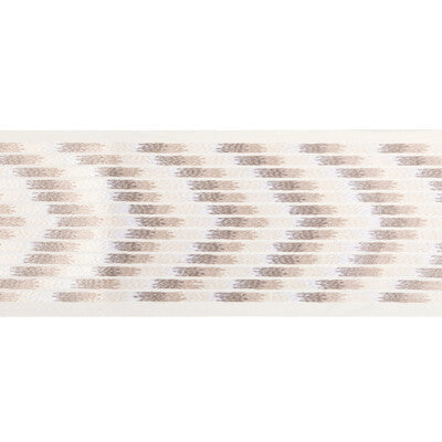 T30839-1611 CHEVRON WIDE TAPE STONE KRAVET COUTURE TRIM