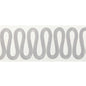 T30840-11 WIGGLE WIDE TAPE GREY KRAVET COUTURE TRIM