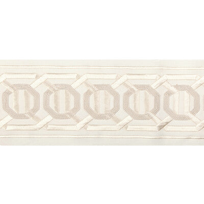 T30841-1 OCTAGON WIDE TAPE IVORY KRAVET COUTURE TRIM