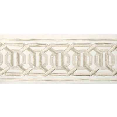 T30841-16 OCTAGON WIDE TAPE BEIGE KRAVET COUTURE TRIM