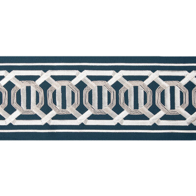 T30841-50 OCTAGON WIDE TAPE INDIGO KRAVET COUTURE TRIM