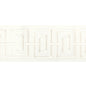 T30842-1 APPLIQUE WIDE TAPE IVORY KRAVET COUTURE TRIM