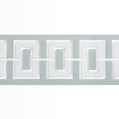 T30842-115 APPLIQUE WIDE TAPE SKY KRAVET COUTURE TRIM