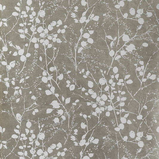 T34094 Thibaut Pewter and White Wallpaper