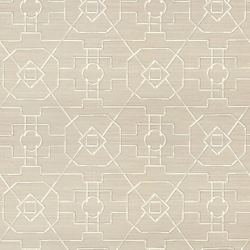 T41151 Thibaut Taupe Wallpaper
