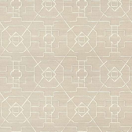 T41151 Thibaut Taupe Wallpaper