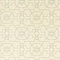 T41152 Thibaut Cream and Aqua Wallpaper