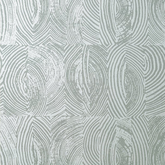 T413 Thibaut Metallic Silver on Smoke Wallpaper