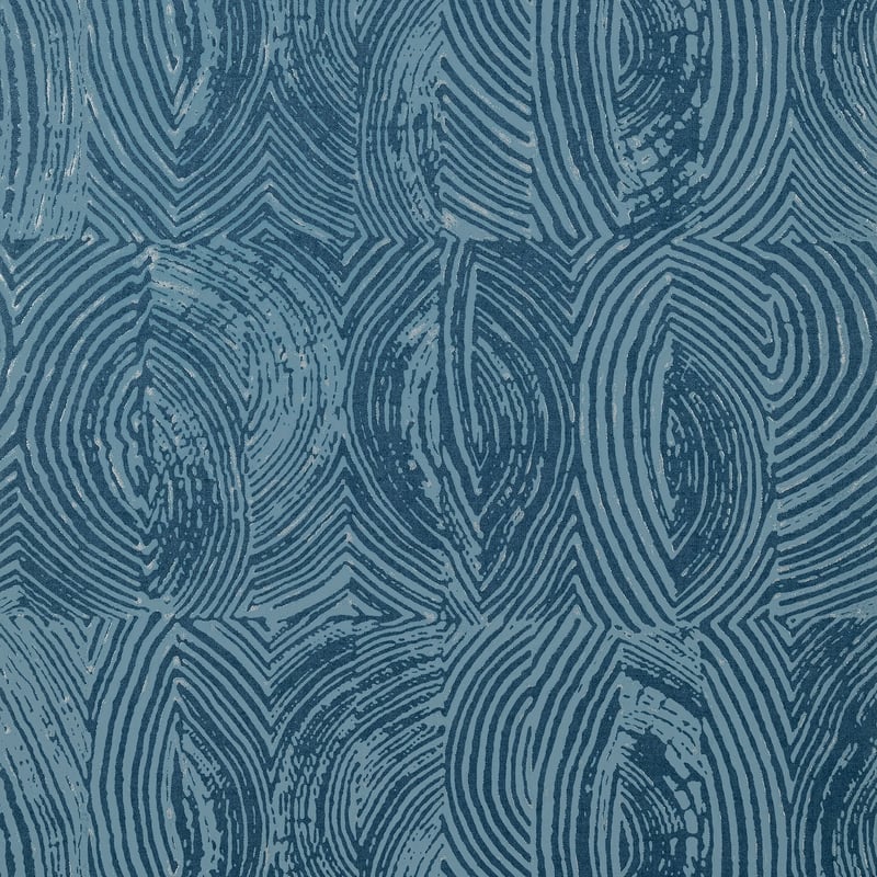 T414 Thibaut Navy Wallpaper