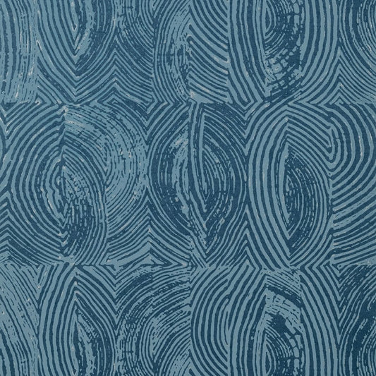 T414 Thibaut Navy Wallpaper