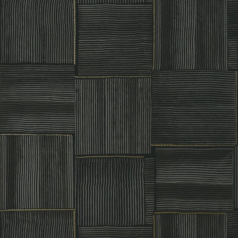 T421 Thibaut Black Wallpaper