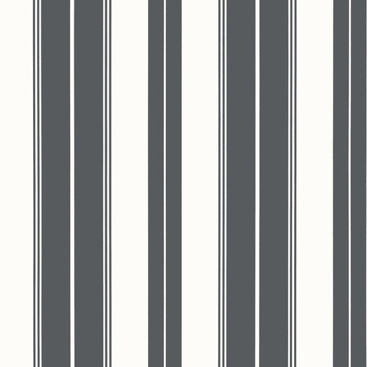 T44050 Thibaut Charcoal Black Wallpaper