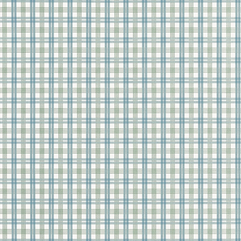T44055 Thibaut Peacock Blue and Green Wallpaper