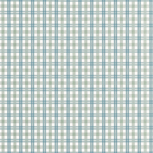 T44055 Thibaut Peacock Blue and Green Wallpaper