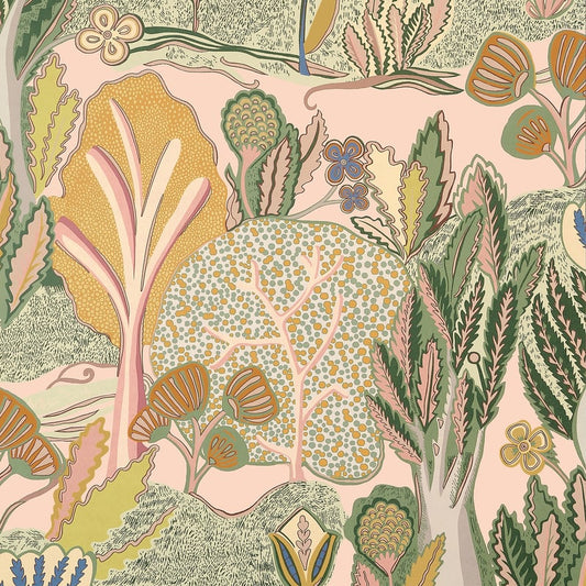 T45010 Thibaut Apricot and Ginger Wallpaper