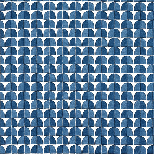 T45023 Thibaut Navy Wallpaper