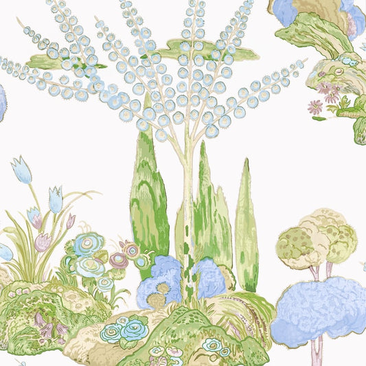 T45027 Thibaut Lavender Wallpaper