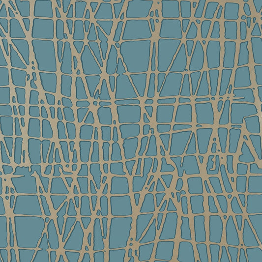 T455 Thibaut Metallic Pewter on Mineral Wallpaper