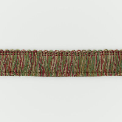 T6030-435 PERANDOR CUT FRINGE ROSE/GREEN G P & J BAKER TRIM