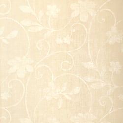 T6880 Thibaut Pearl on Beige Wallpaper