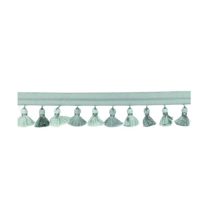 TANY-4 STOUT TANYA TASSEL FRINGE 4 AQUA AQUA TRIMMING