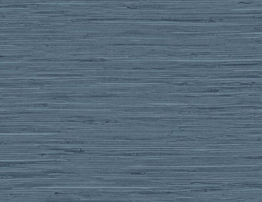 TG60502 DuPont Tedlar Textures Wallpaper Marion Faux Arrowroot Midnight Denim