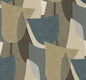 TH90005 Seabrook Designs Fibers and Threads Wallpaper Mosley Tulips Jeans