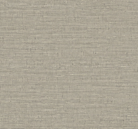 TH90407 Seabrook Designs Fibers and Threads Wallpaper Wilslow Weave Storm Cloud