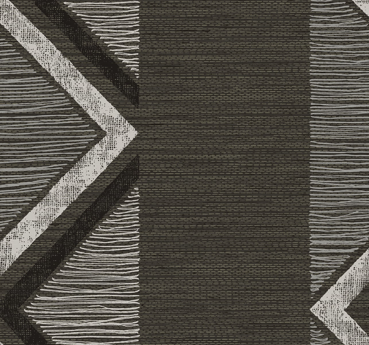 TH91500 Seabrook Designs Fibers and Threads Wallpaper Beswick Chevron Shadow