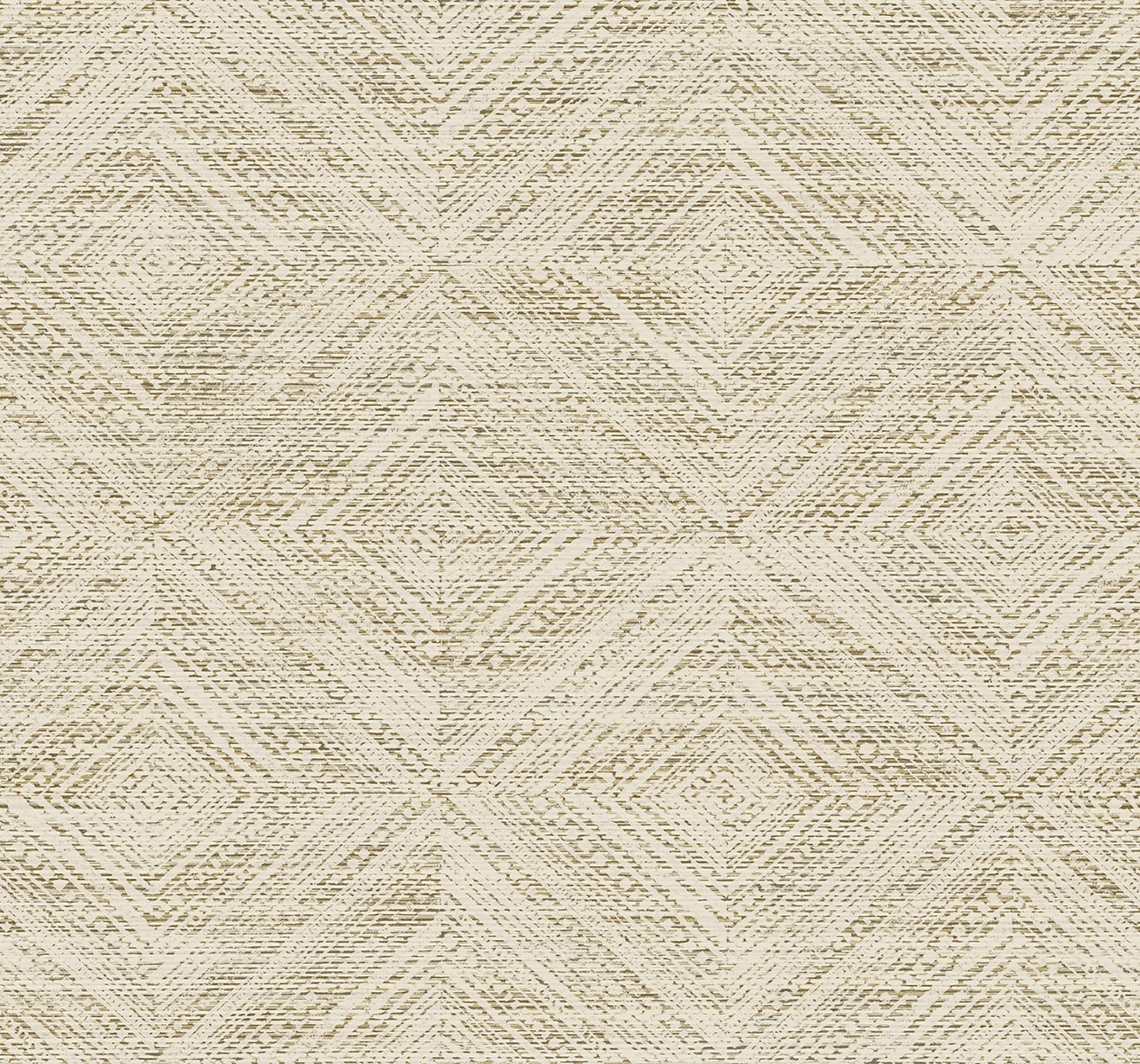 TH91606 Seabrook Designs Fibers and Threads Wallpaper Leigh Diamond Cappuccino
