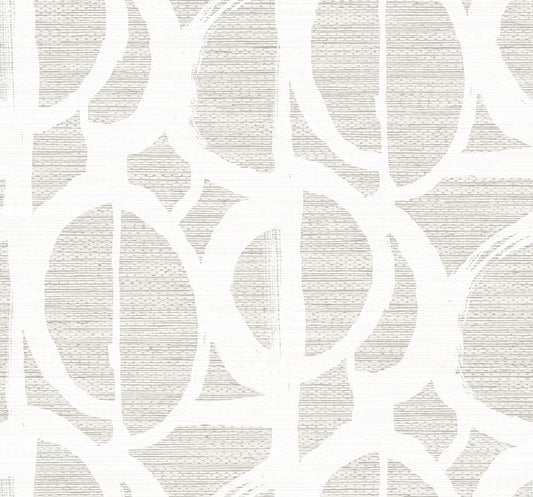 TH91700 Seabrook Designs Fibers and Threads Wallpaper Pendelton Dove