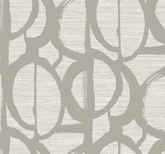 TH91708 Seabrook Designs Fibers and Threads Wallpaper Pendelton Mist