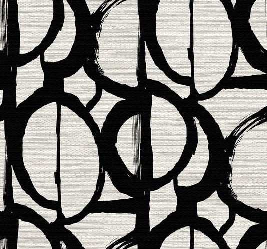 TH91710 Seabrook Designs Fibers and Threads Wallpaper Pendelton Silhouette