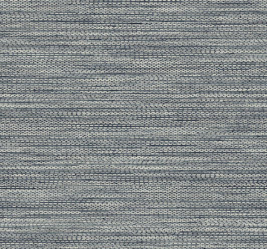 TH91812 Seabrook Designs Fibers and Threads Wallpaper Hollinwood Weave Night Sky