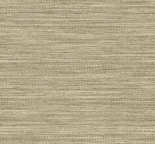 TH91817 Seabrook Designs Fibers and Threads Wallpaper Hollinwood Weave Hazelnut