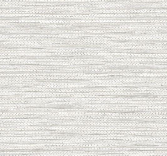 TH91820 Seabrook Designs Fibers and Threads Wallpaper Hollinwood Weave Ash