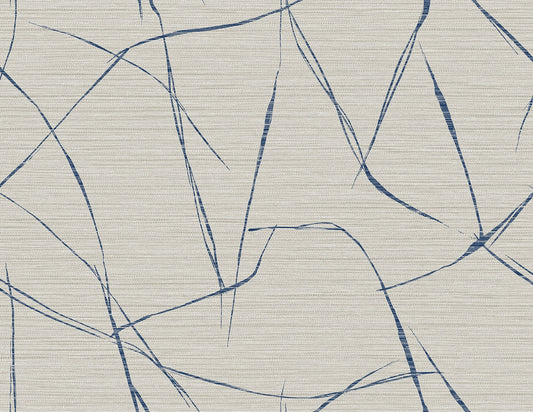 TH91902 Seabrook Designs Fibers and Threads Wallpaper Davenport Sketch Seagull