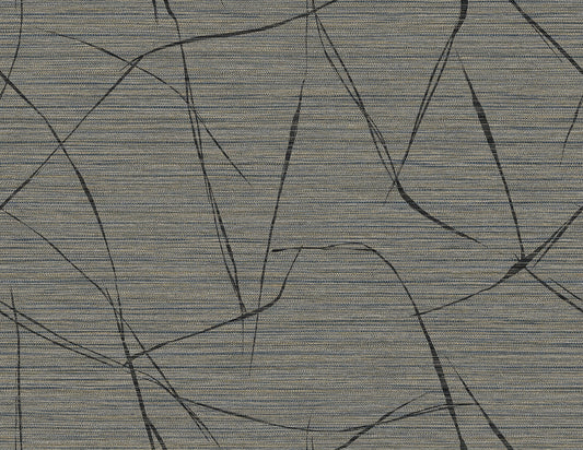 TH91906 Seabrook Designs Fibers and Threads Wallpaper Davenport Sketch Burlap